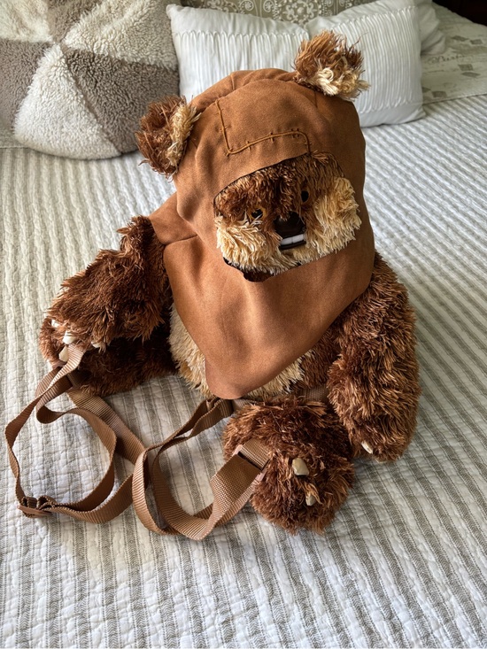 Star Wars Handbags - Disney Parks 2025 Star Wars Wicket the Ewok Plush Backpack